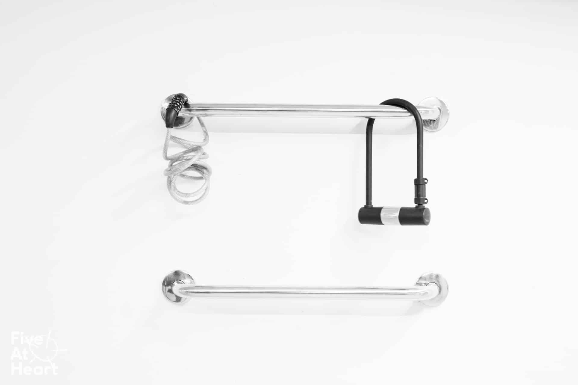 Barra de seguridad para bicicletas